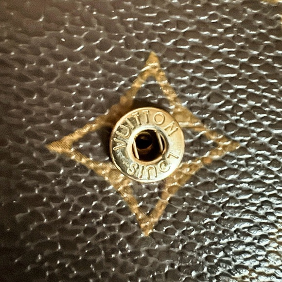 VINTAGE LOUIS VUITTON Brown Monogram Ring Agenda Cover Medium Gold-Tone Hardware - Picture 10 of 14